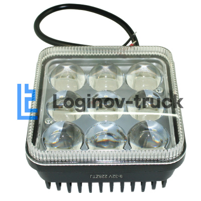 Фара светодиодная 12/27V 27W-F LINZA 100mm*110mm*55mm (20284)