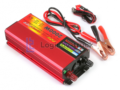 Конвертер  с 12 V на 220 V   (2000 вт)(13956)
