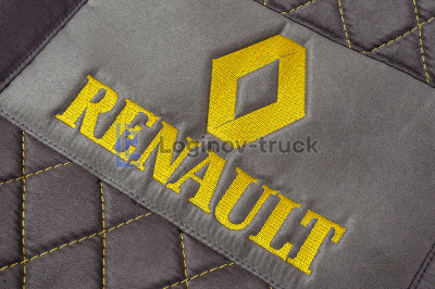 Чехол-сиденья стеганый (Alicante) RENAULT PREMIUM 2012г ( 1 ремень) 2 выс. сид.(18658)